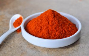 Hungary's characteristic spice: the red ground paprika.